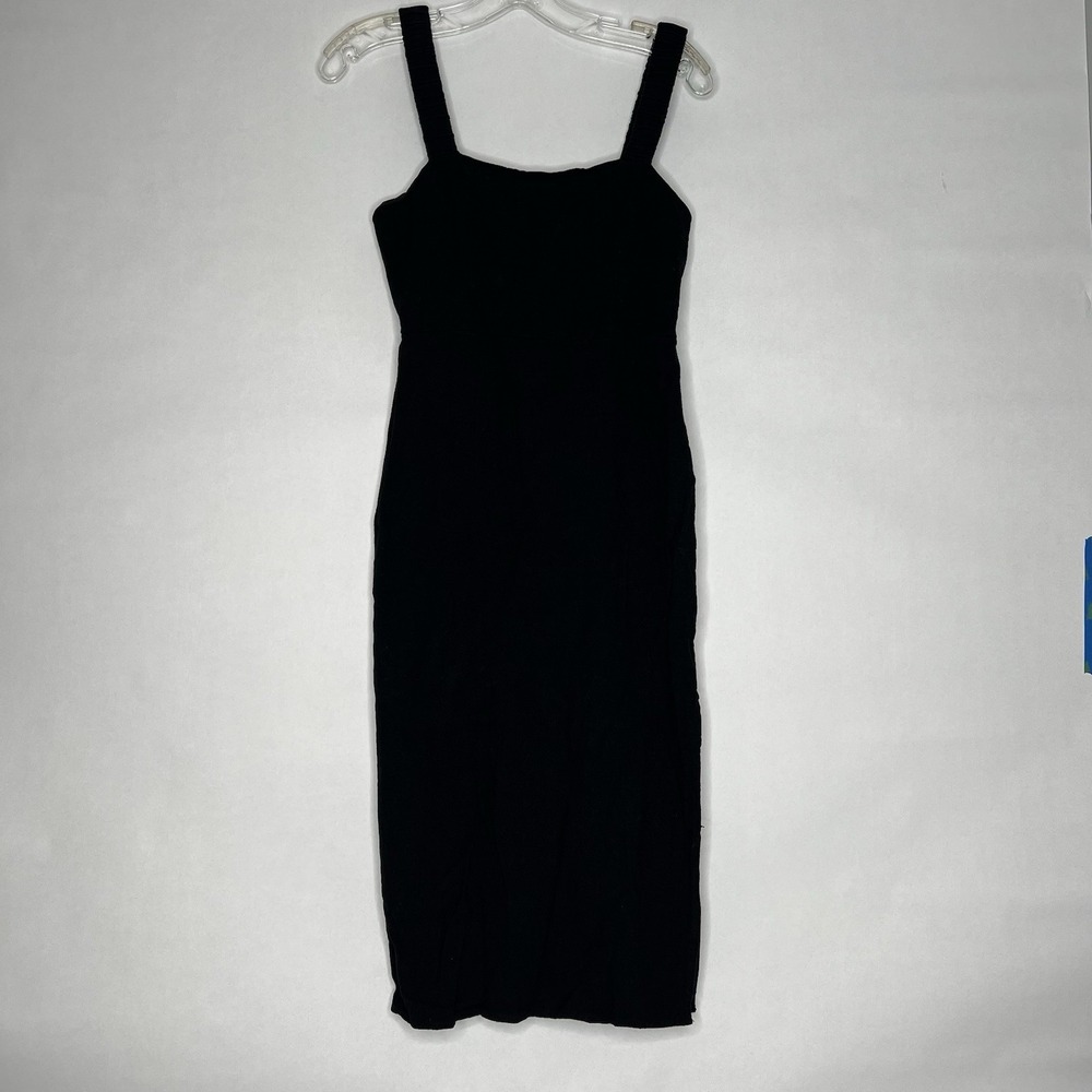Forever 21 Womens Black Jumper‎ Small Fitted Slim Funeral Slip Dress